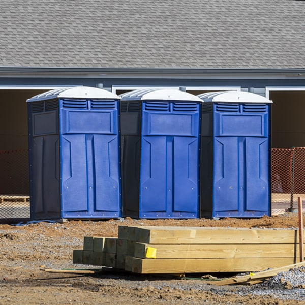 can i customize the exterior of the porta potties with my event logo or branding in Highlandville